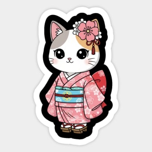 Japan-cat Sticker